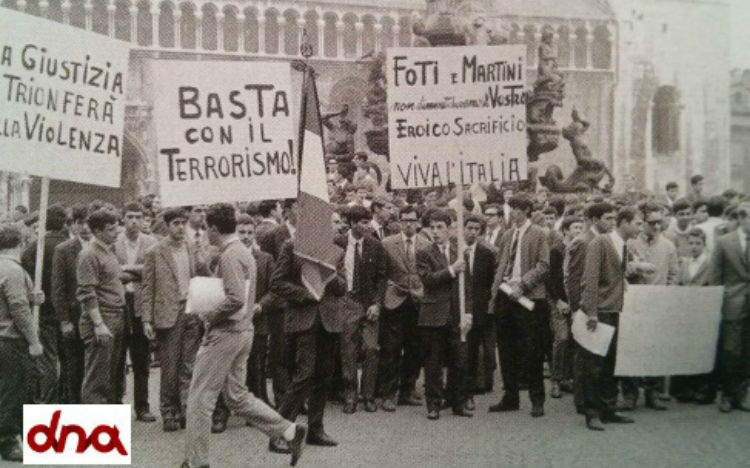 Il movimento terroristico negli anni ’60